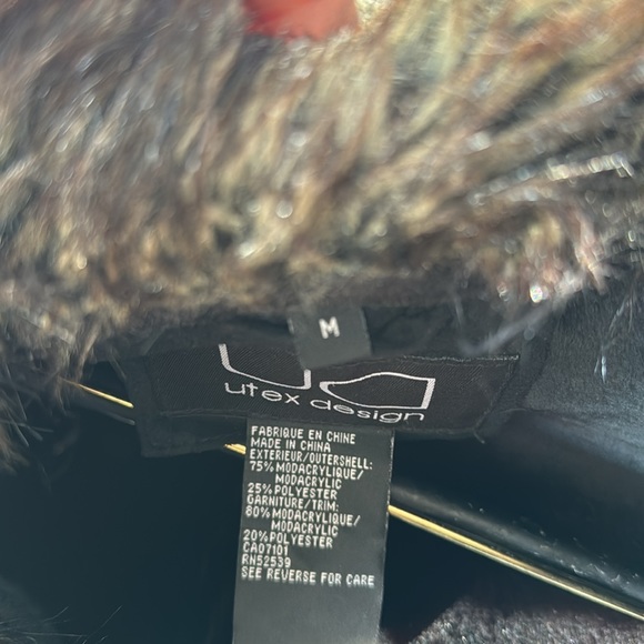 Faux fur trim coat - Picture 3 of 4